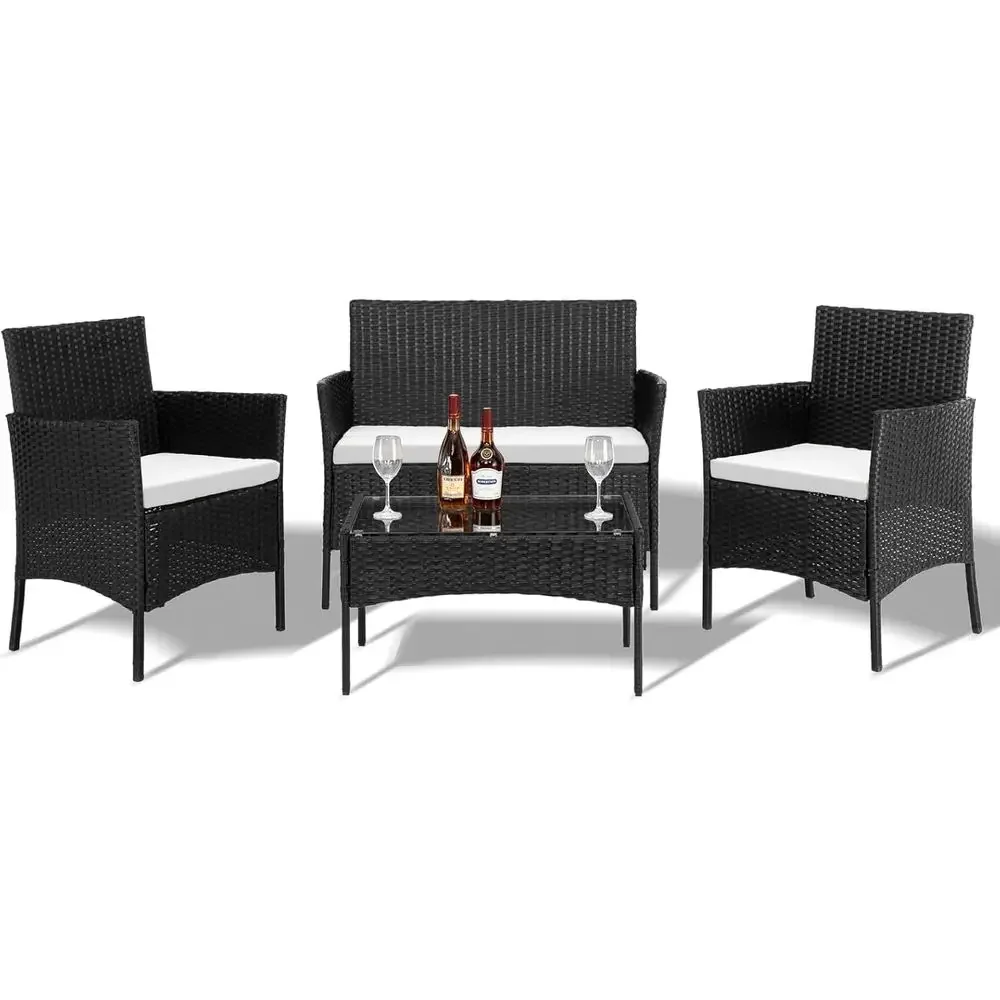 Outdoor Furniture Loveseat - Conjunto de Móveis para Pátio Externo
