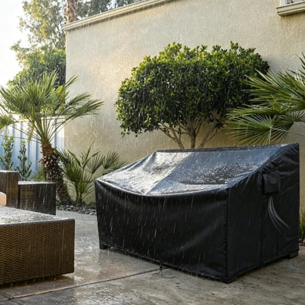 Outdoor Furniture Covers Waterproof - Capa para Sofá de Pátio Resistente,