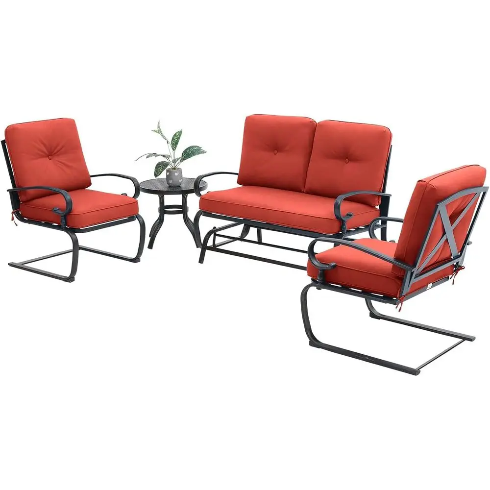 Outdoor Furniture Loveseat - Conjunto de Móveis de Ferro Forjado