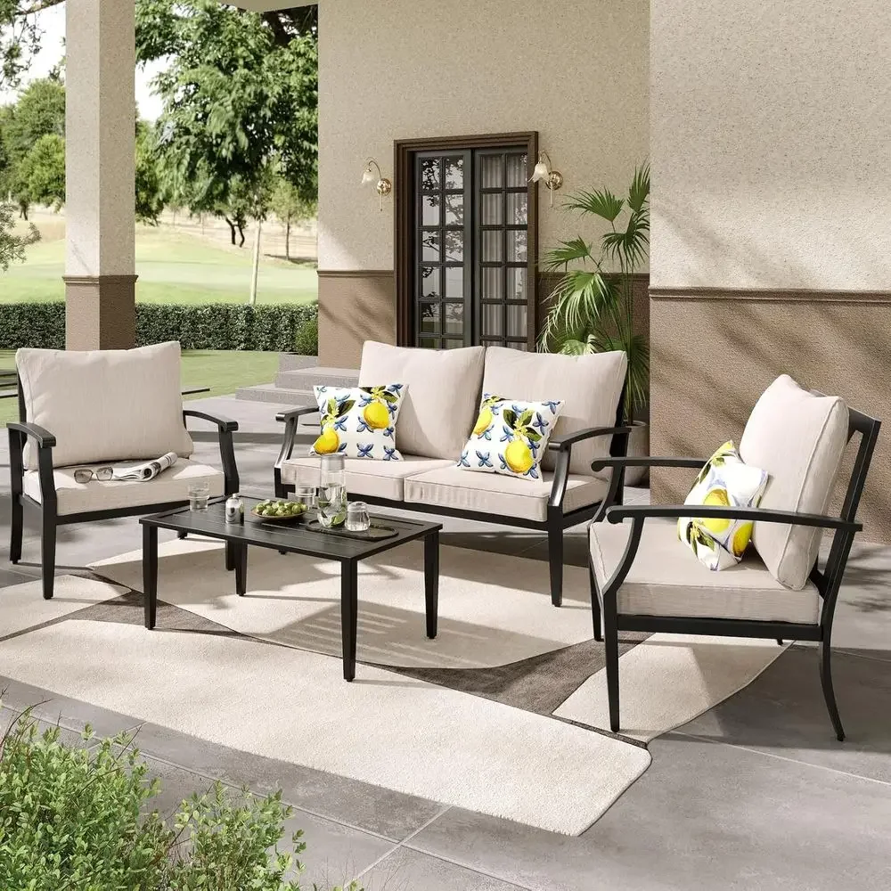 Outdoor Furniture Loveseat - Conjunto de Móveis para Pátio Externo