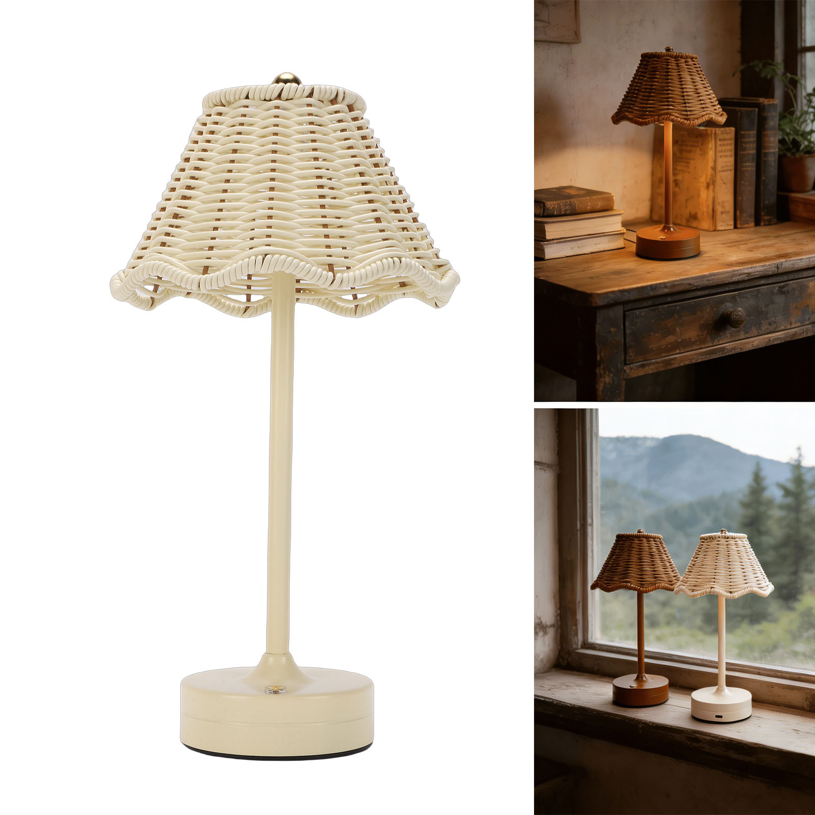 Outdoor Furniture Vintage - Luminária de Mesa Vintage LED de