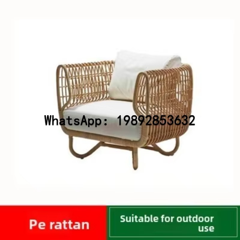 Outdoor Furniture Xl - Cadeira de Vime XL para Exterior,