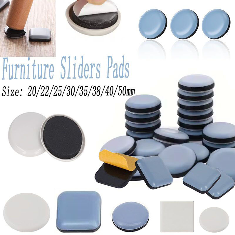 Outdoor Furniture Glider - Almofadas deslizantes autoadesivas para móveis, 24/16/8/4