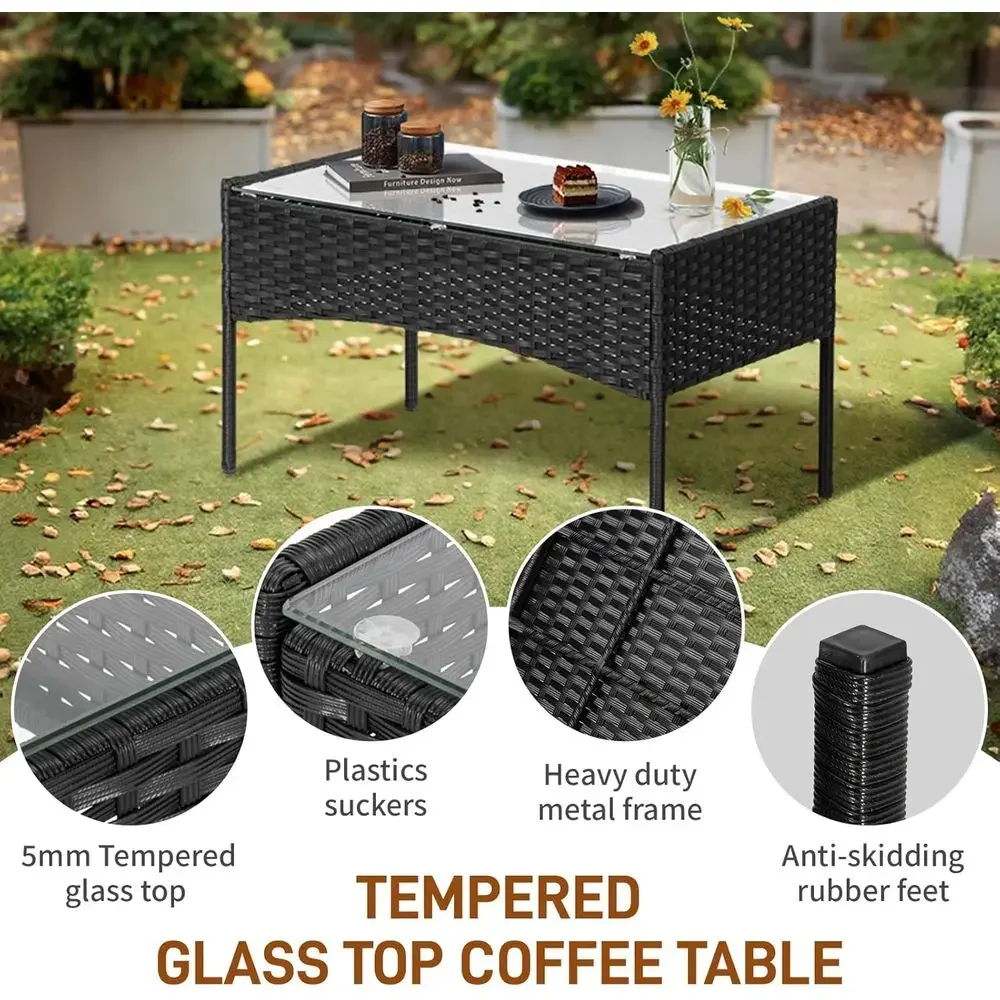 Conjunto de Móveis para Pátio  - Outdoor Furniture Loveseat avaliação e preço