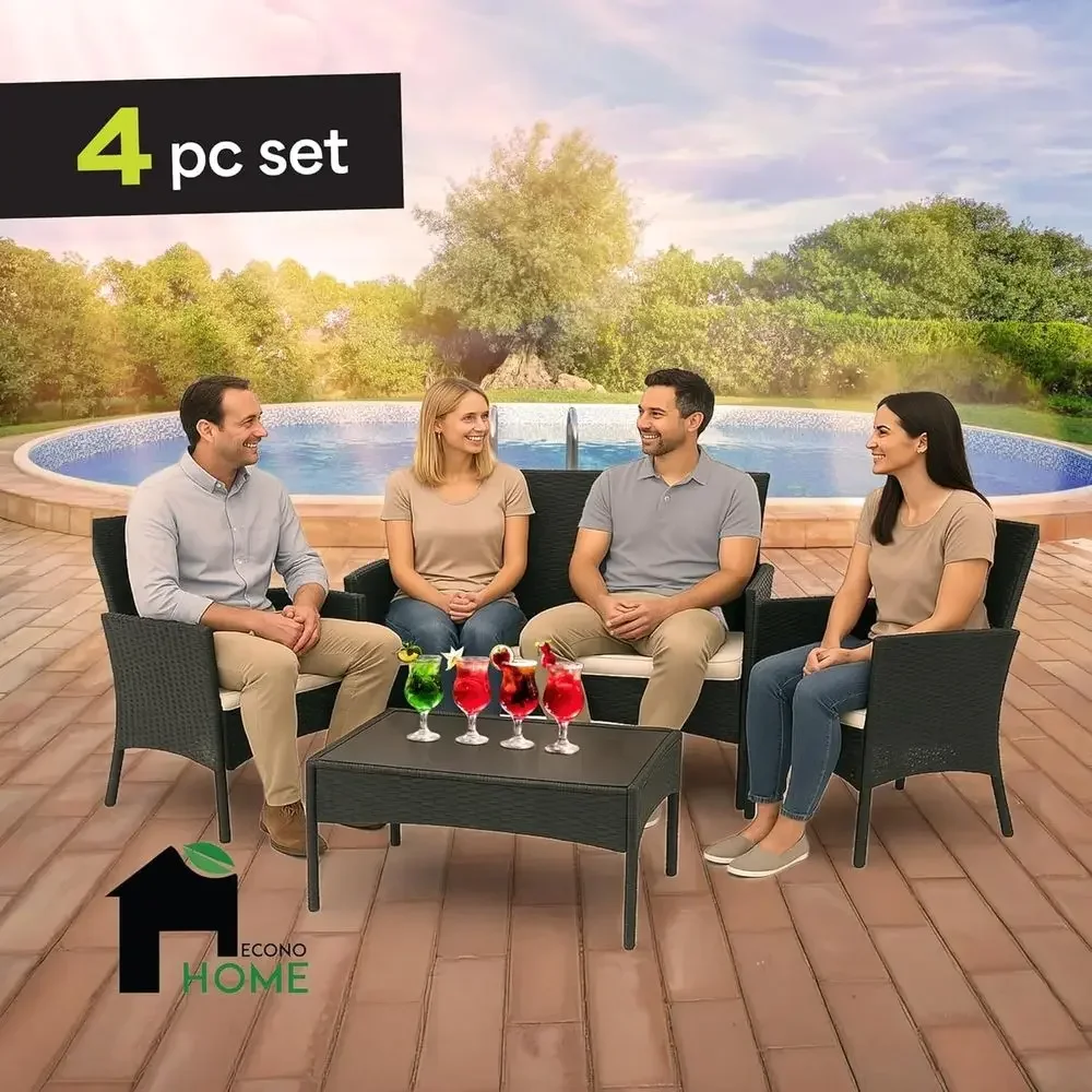 Conjunto de Móveis para Pátio  - Outdoor Furniture Loveseat avaliação e preço