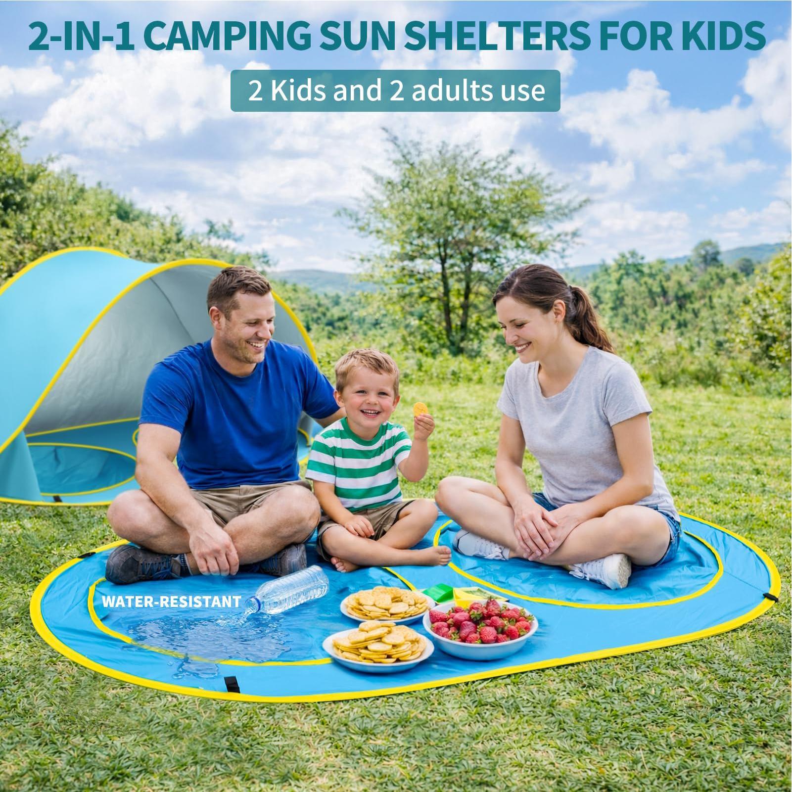 Tenda de praia infantil com pi - Sun Sail Shade avaliação e preço