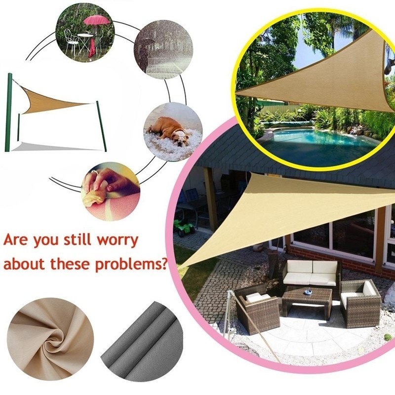Toldo Triangular Impermeável c - Sun Sail Shade avaliação e preço