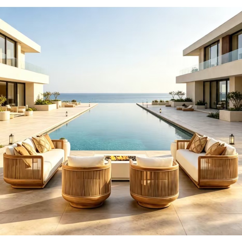 Espreguiçadeira Dupla de Teca  - Outdoor Furniture Teak avaliação e preço