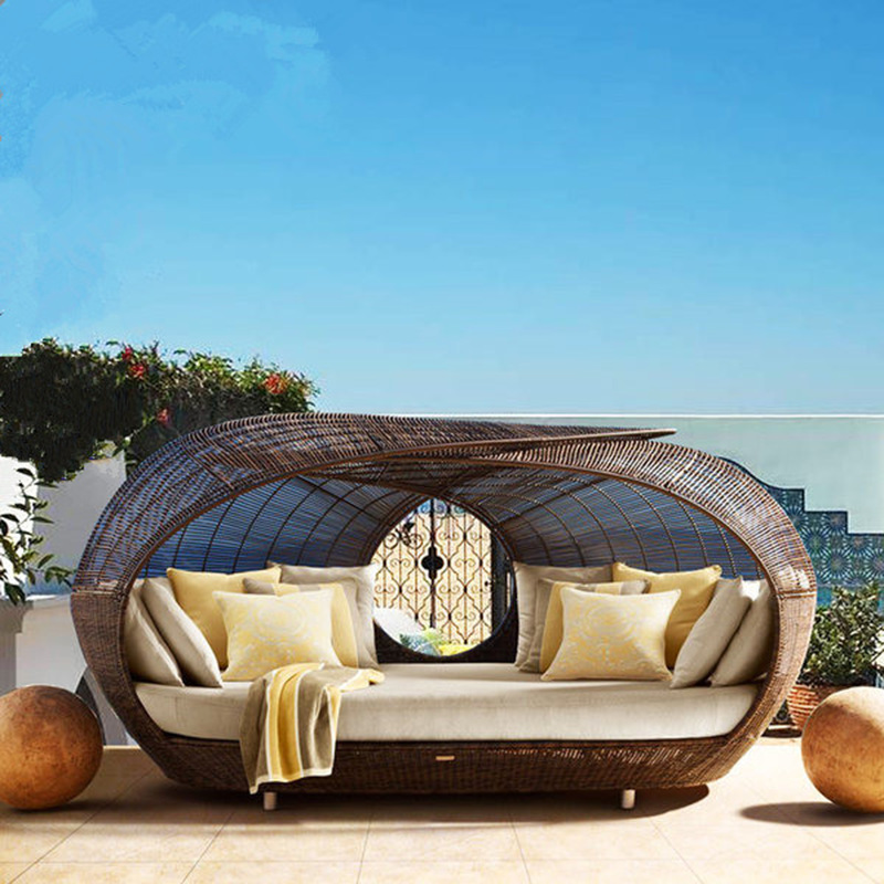 Cama de Dia em Rattan Sintétic - Outdoor Furniture Quality avaliação e preço