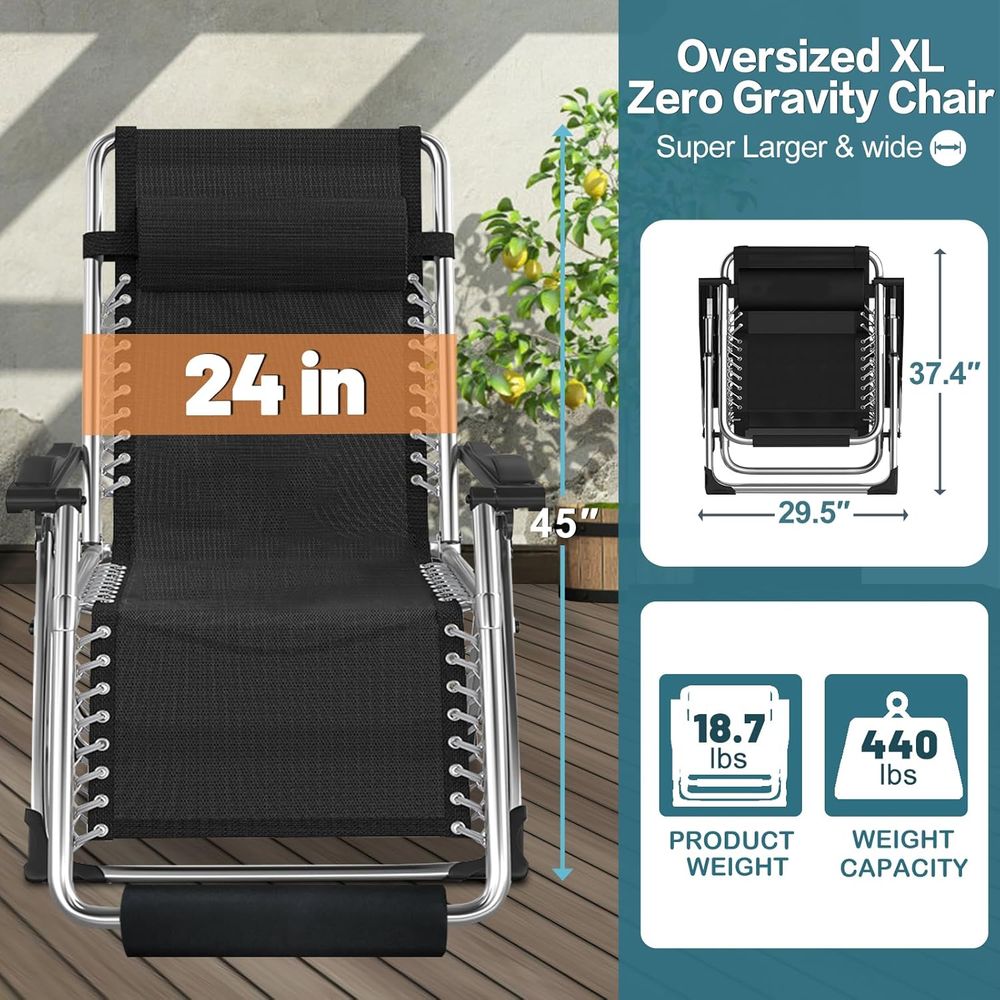 Cadeira de Gravidade Zero Ampl - Outdoor Furniture Xl avaliação e preço