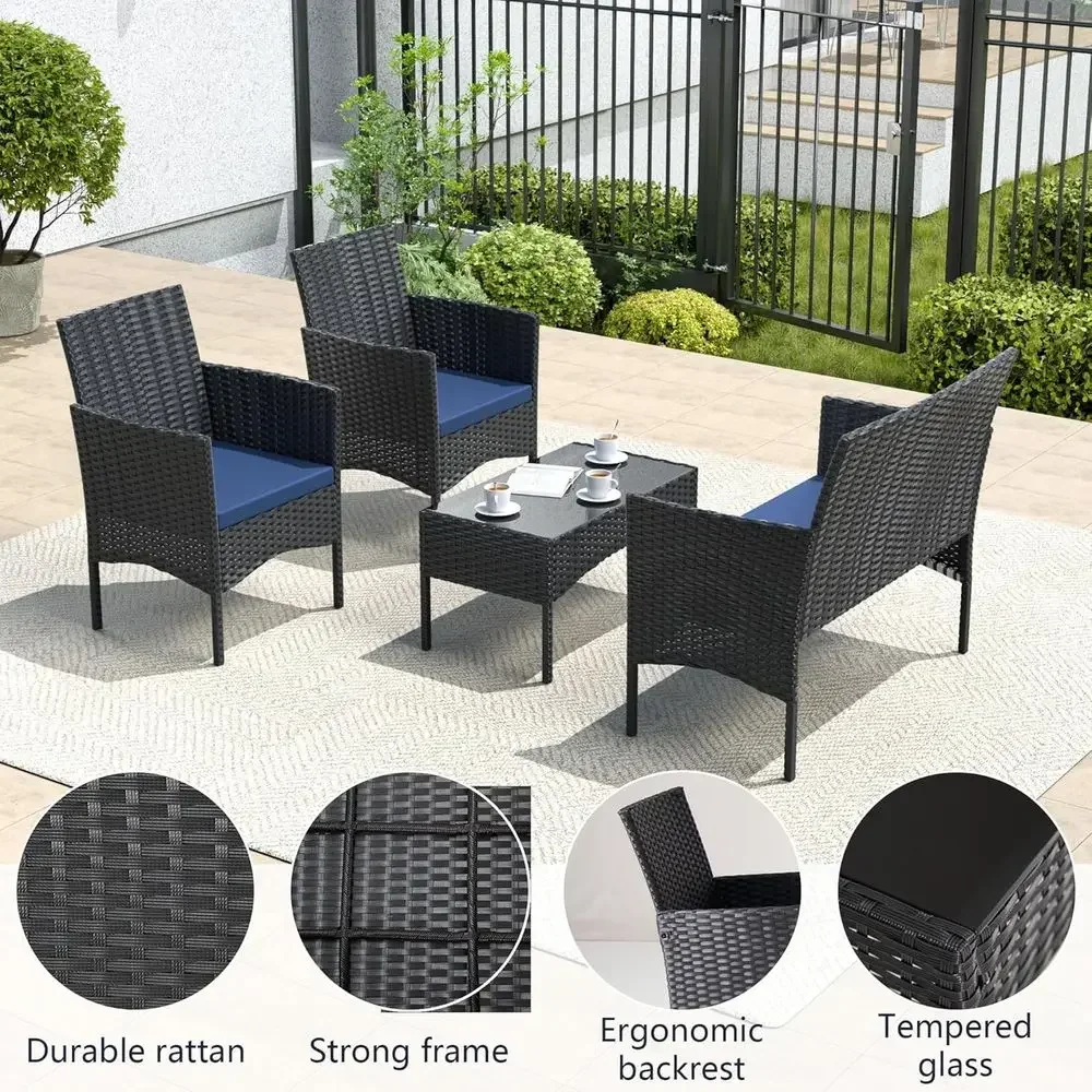 Conjunto de Móveis para Pátio  - Outdoor Furniture Loveseat avaliação e preço
