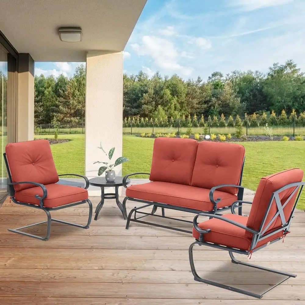 Conjunto de Móveis de Ferro Fo - Outdoor Furniture Loveseat avaliação e preço