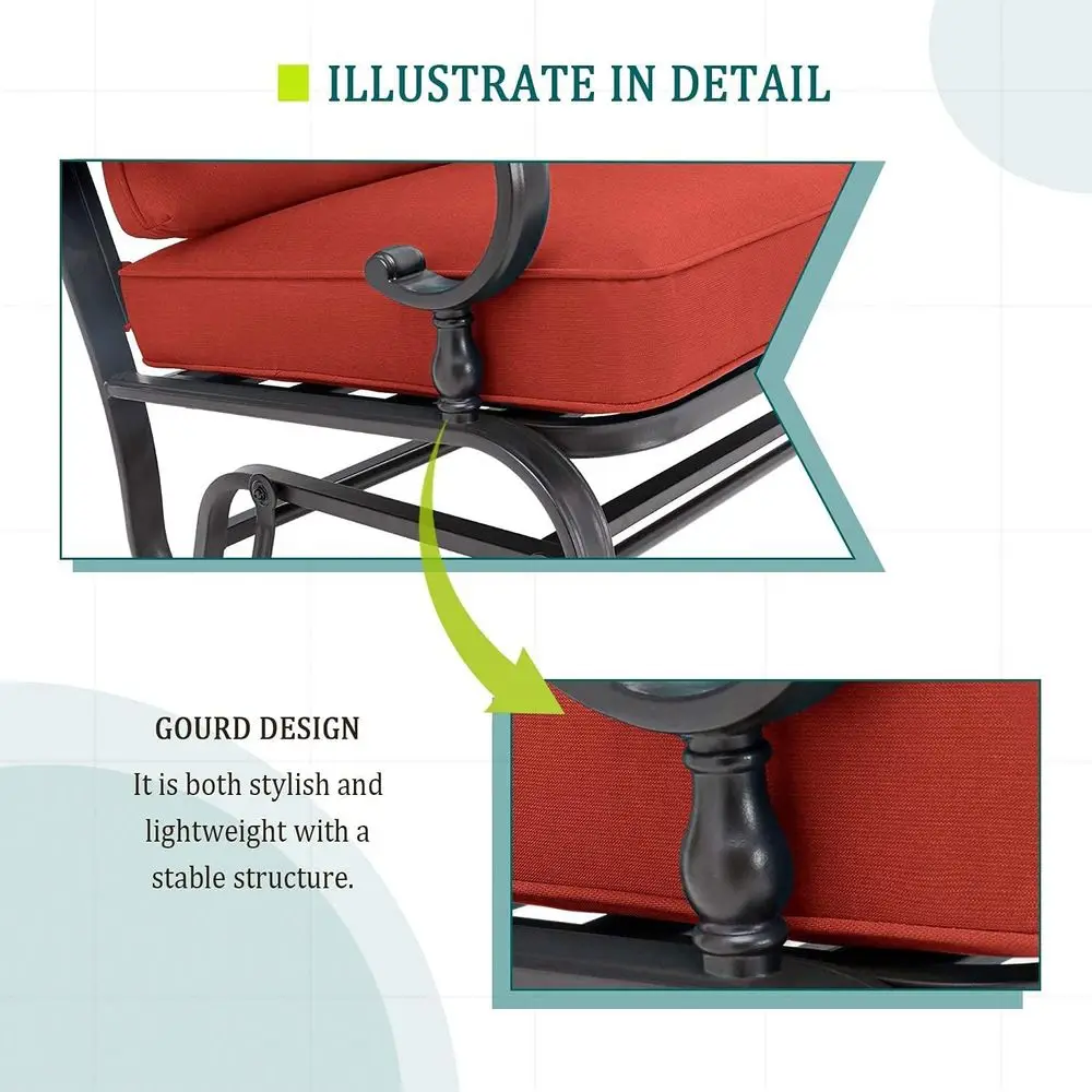 Conjunto de Móveis de Ferro Fo - Outdoor Furniture Loveseat avaliação e preço