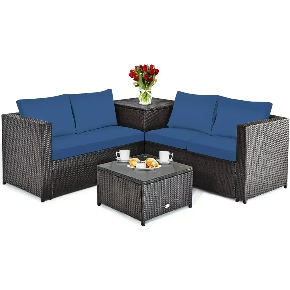 Conjunto de Móveis para Pátio  - Outdoor Furniture Loveseat avaliação e preço