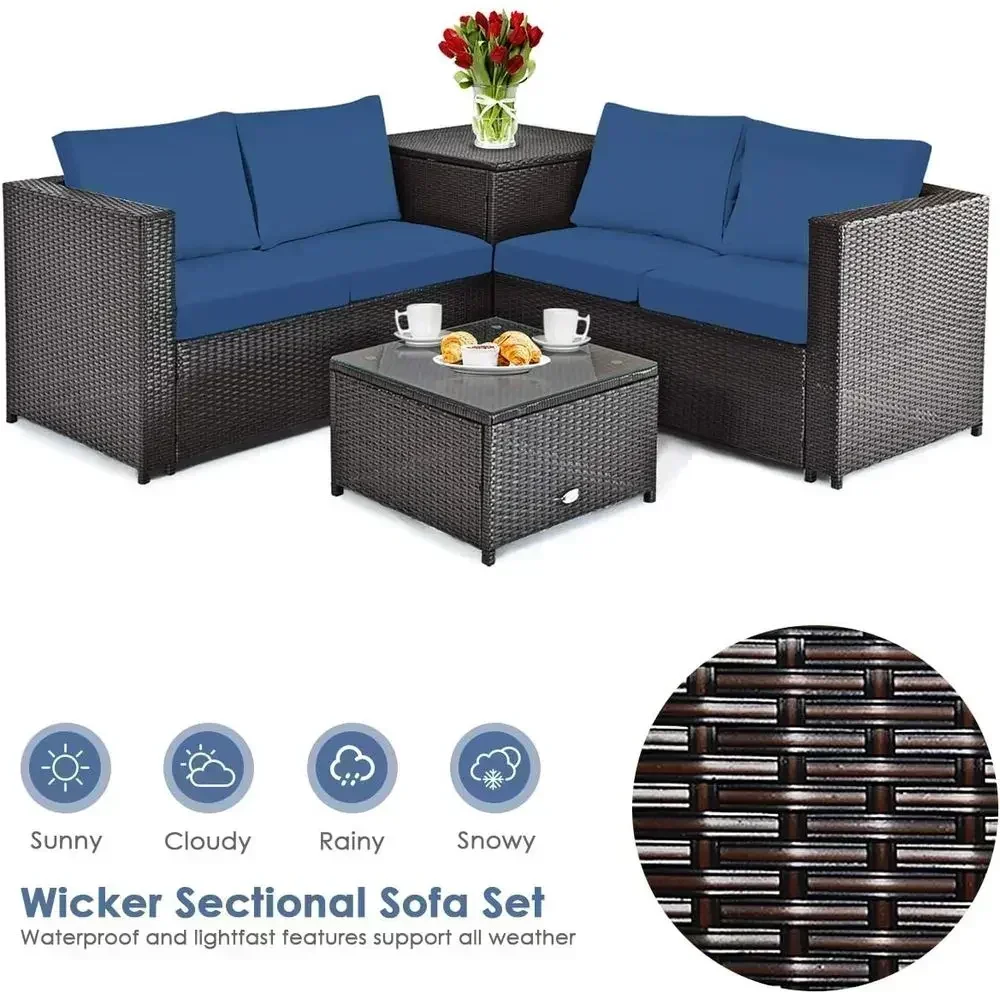 Conjunto de Móveis para Pátio  - Outdoor Furniture Loveseat avaliação e preço