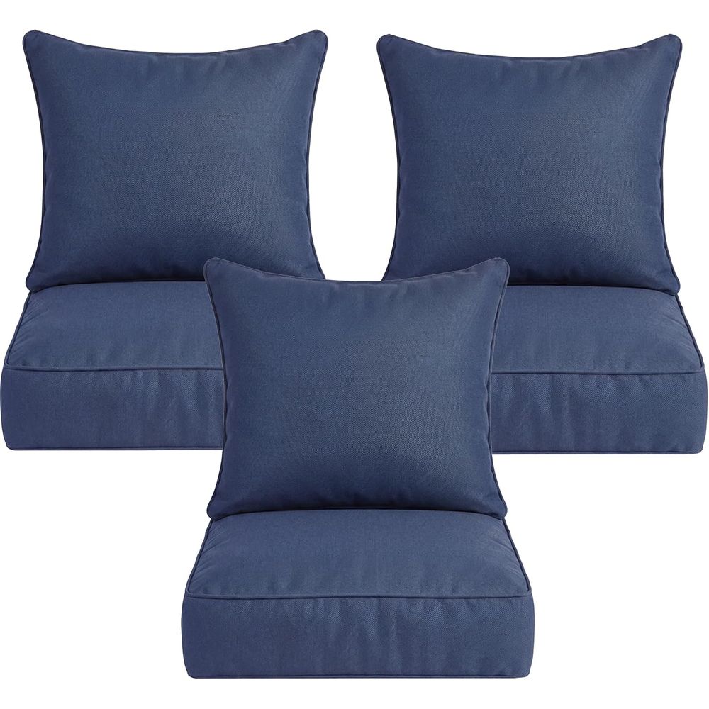 6 Almofadas Grossas para Cadei - Outdoor Furniture Cushions 24 X 24 avaliação e preço