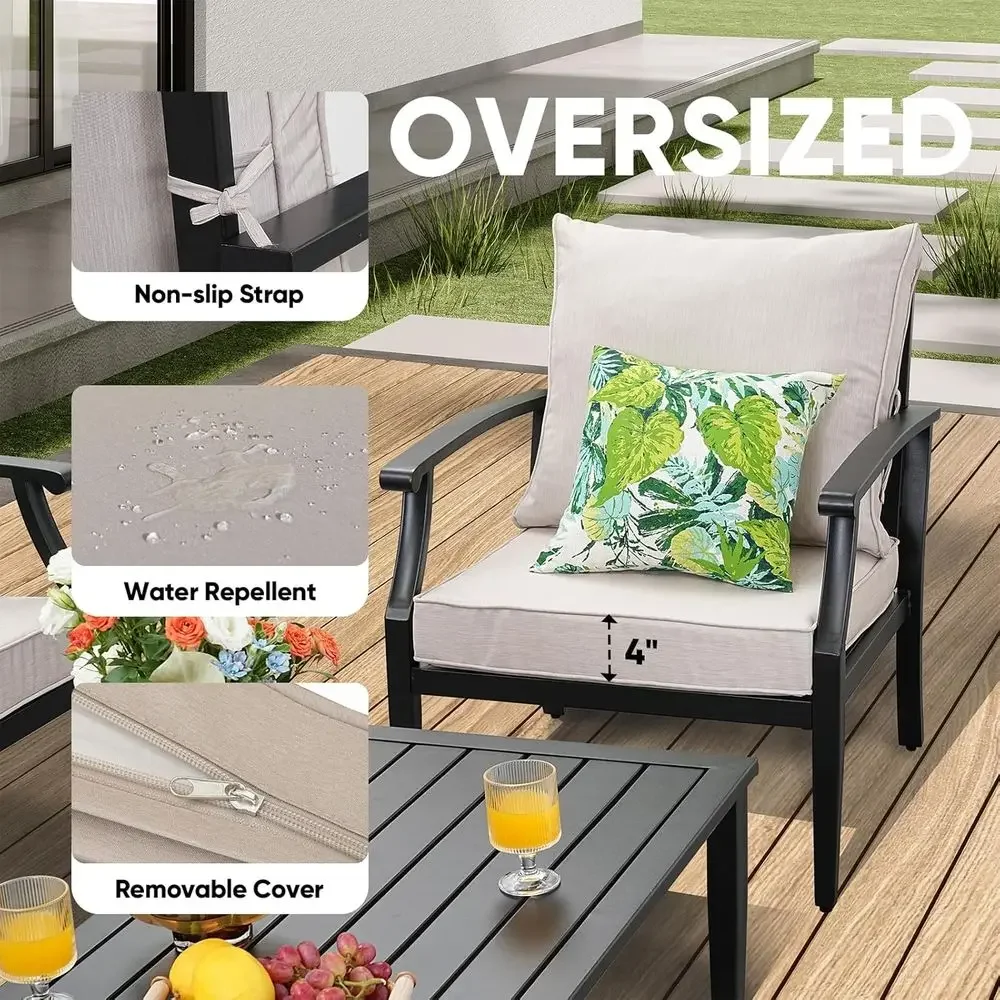 Conjunto de Móveis para Pátio  - Outdoor Furniture Loveseat avaliação e preço