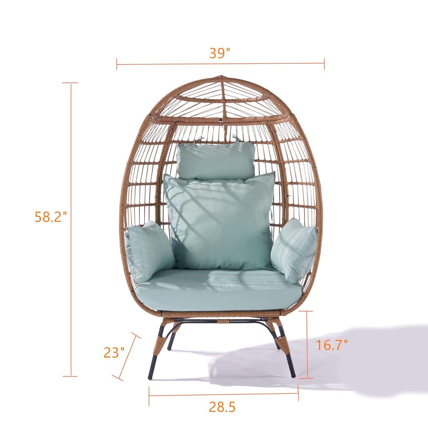 Cadeira de Ovo Gigante de Vime - Outdoor Furniture Xl avaliação e preço