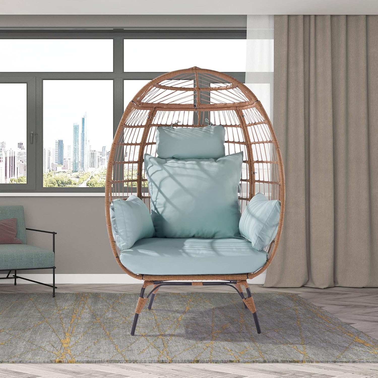 Cadeira de Ovo Gigante de Vime - Outdoor Furniture Xl avaliação e preço