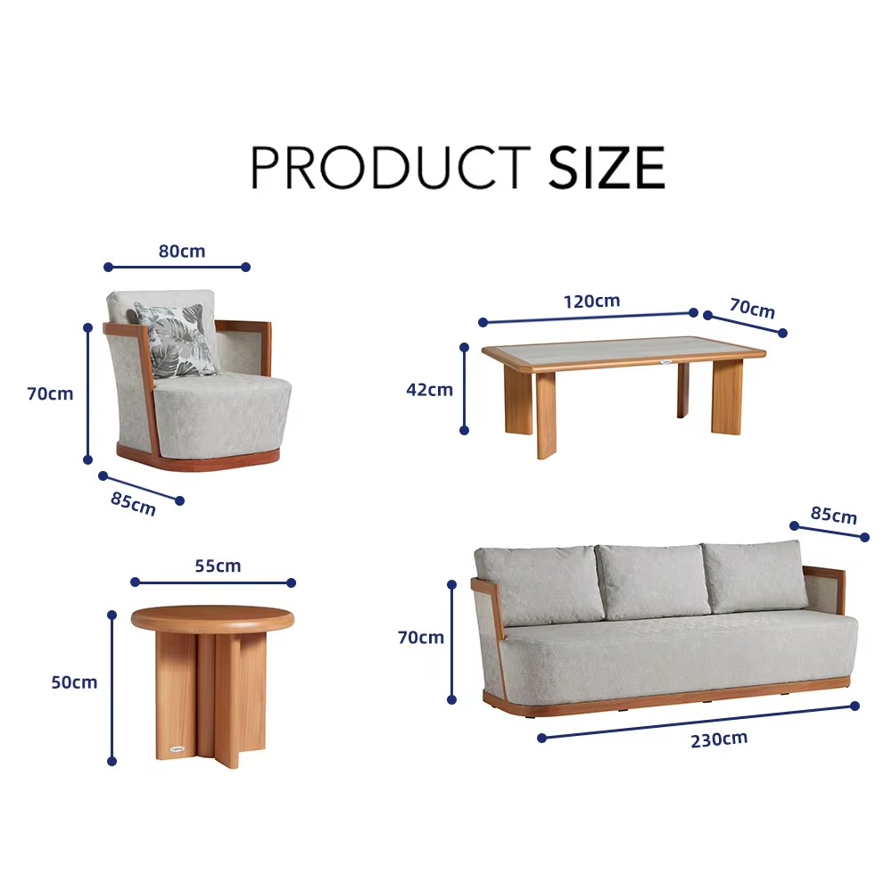 Conjunto de Sofá Moderno de Al - Outdoor Furniture Quality avaliação e preço