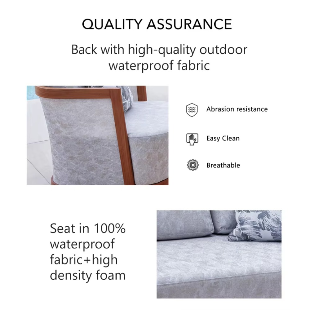 Conjunto de Sofá Moderno de Al - Outdoor Furniture Quality avaliação e preço