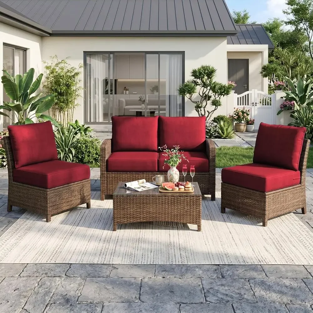 Conjunto de Almofadas para Ass - Outdoor Furniture Cushions 24 X 24 avaliação e preço