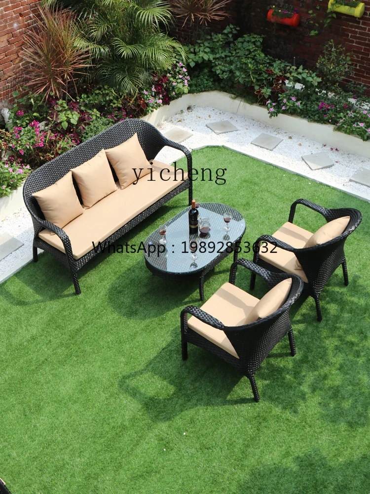 XL sofá de vime ao ar livre pá - Outdoor Furniture Xl avaliação e preço