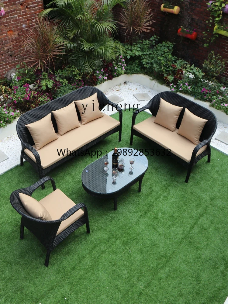 XL sofá de vime ao ar livre pá - Outdoor Furniture Xl avaliação e preço
