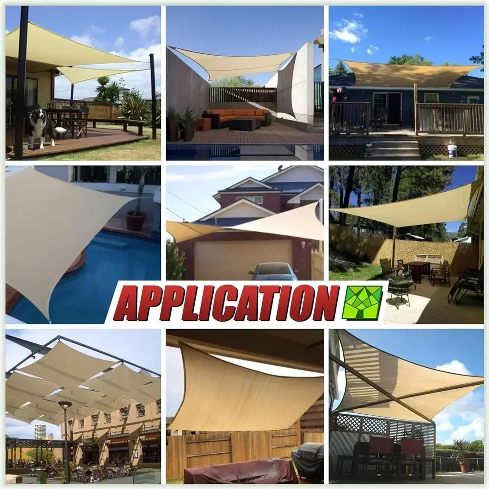 Toldo de Sombra Bege 8' x 10'  - Sun Sail Shade avaliação e preço