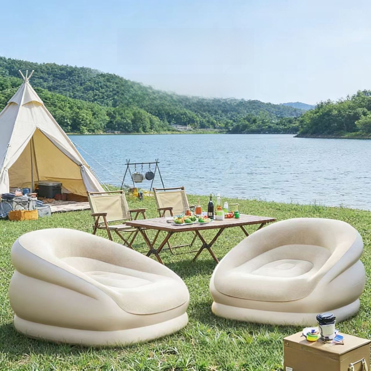 Sofá Inflável Portátil para Fe - Outdoor Furniture Designer avaliação e preço