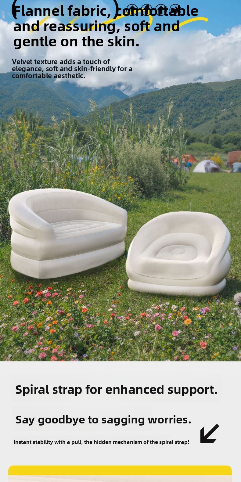 Sofá Inflável Portátil para Fe - Outdoor Furniture Designer avaliação e preço