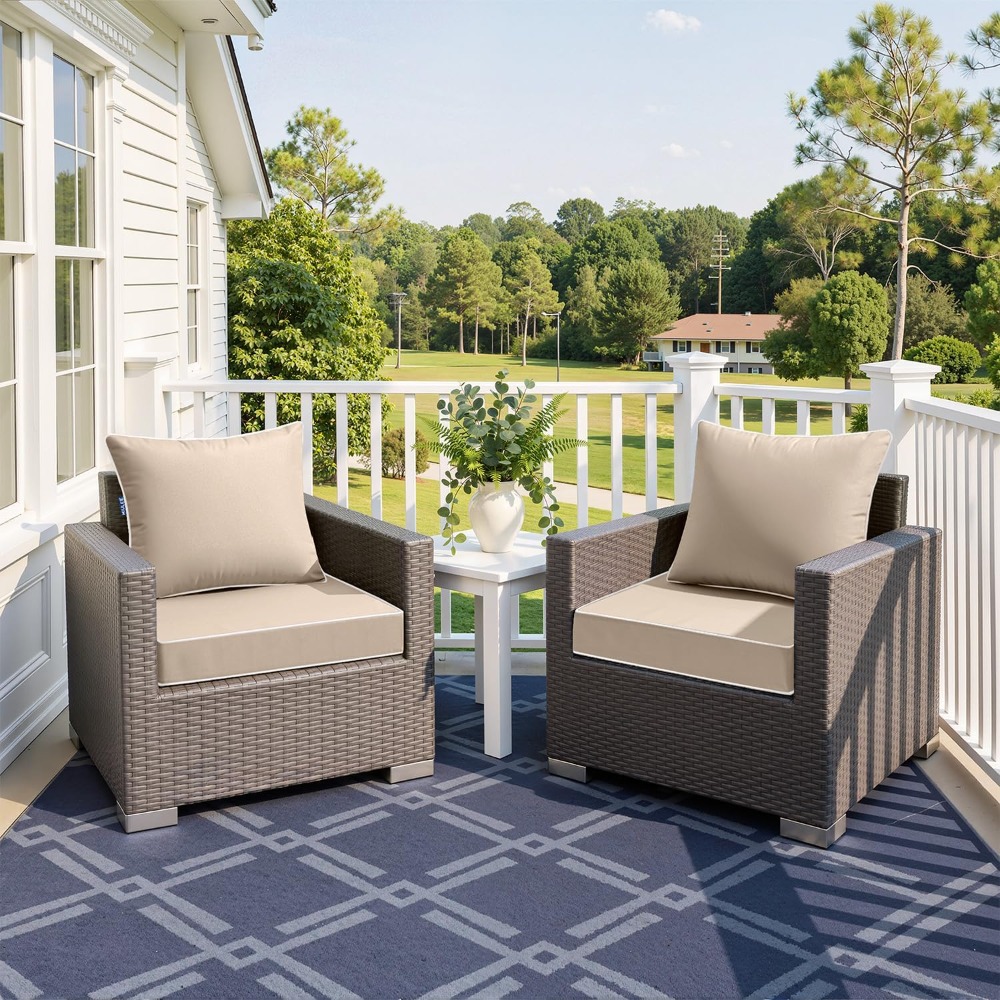 Almofada de Assento Bege para  - Outdoor Furniture Cushions 24 X 24 avaliação e preço