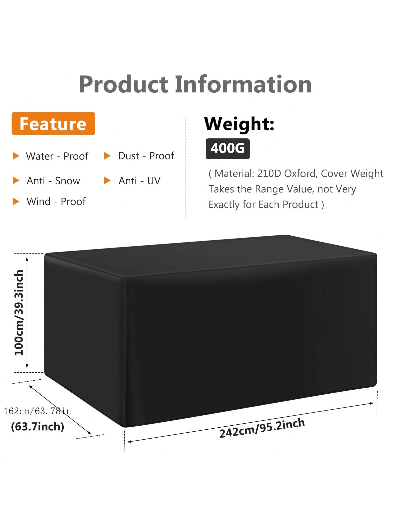 Capa Protetora Impermeável par - Outdoor Furniture Covers Waterproof avaliação e preço