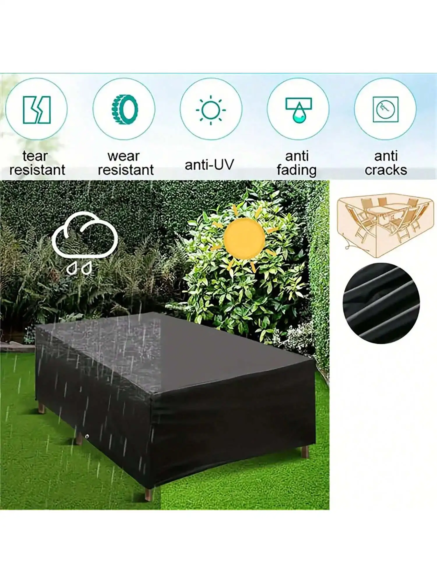Capa Protetora Impermeável par - Outdoor Furniture Covers Waterproof avaliação e preço