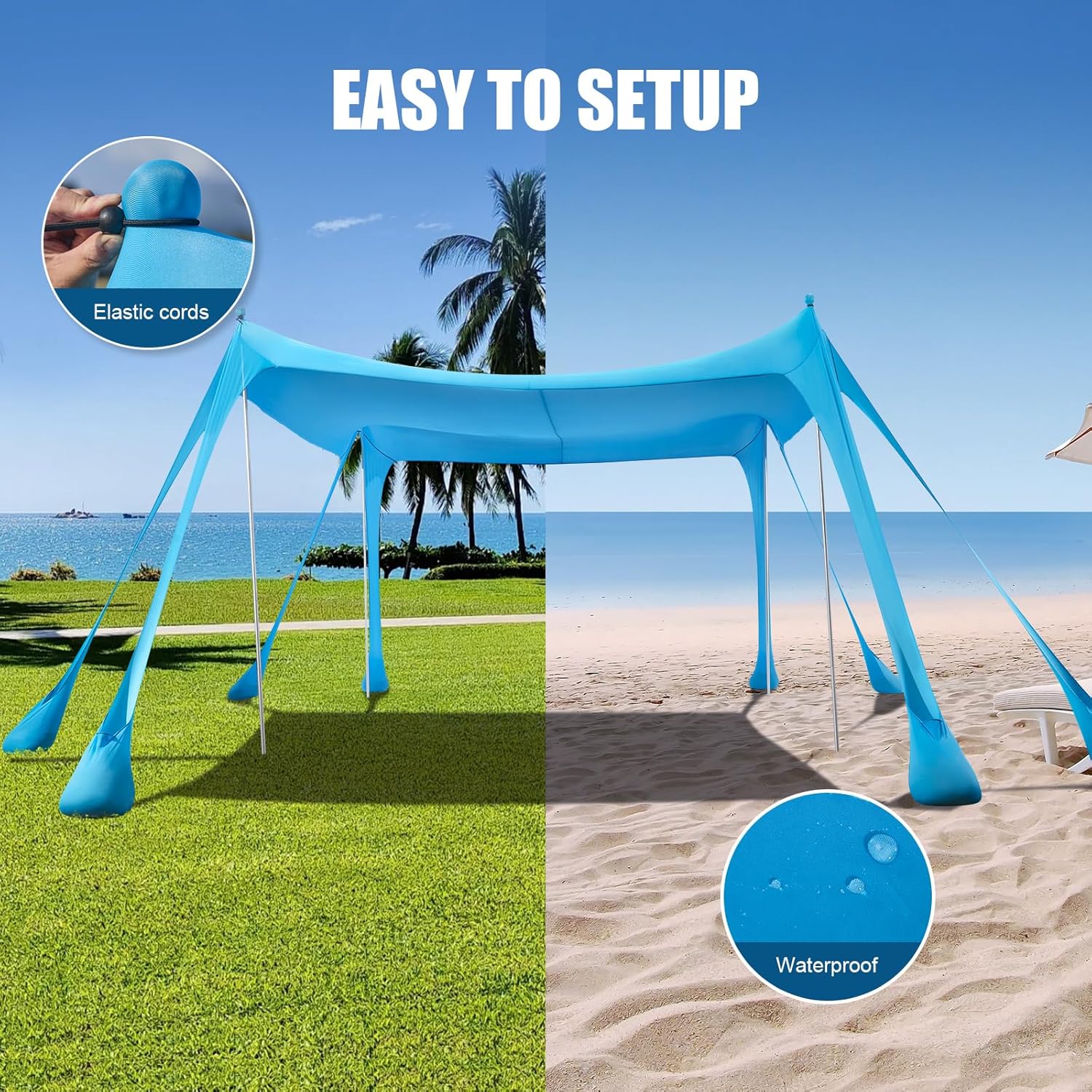 Tenda de praia para acampament - Sun Sail Shade avaliação e preço