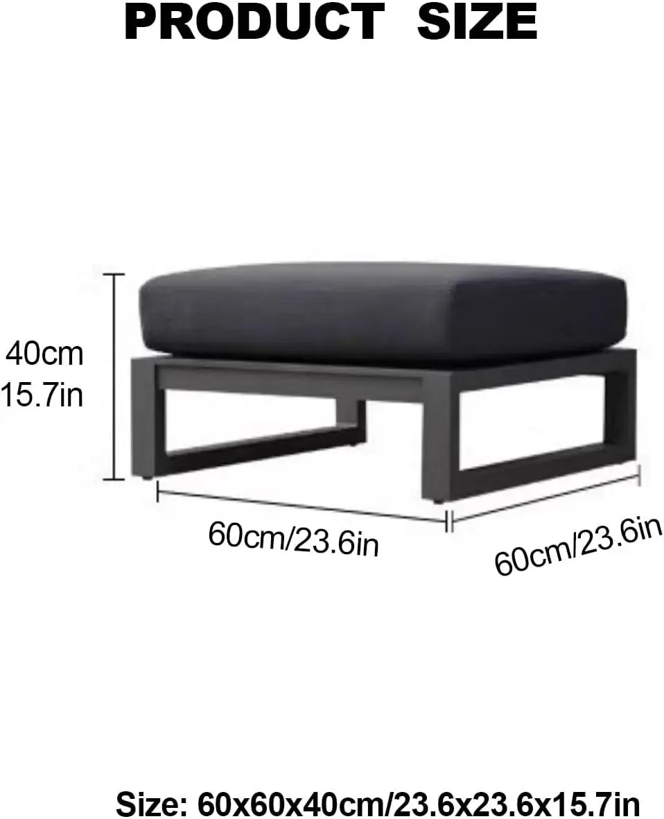 Sofá Modular de Alumínio para  - Outdoor Furniture Loveseat avaliação e preço