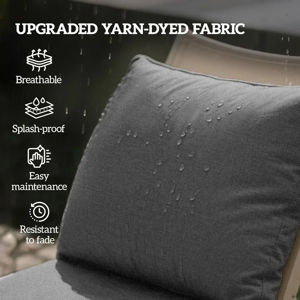 Conjunto de 2 Almofadas para C - Outdoor Furniture Cushions 24 X 24 avaliação e preço