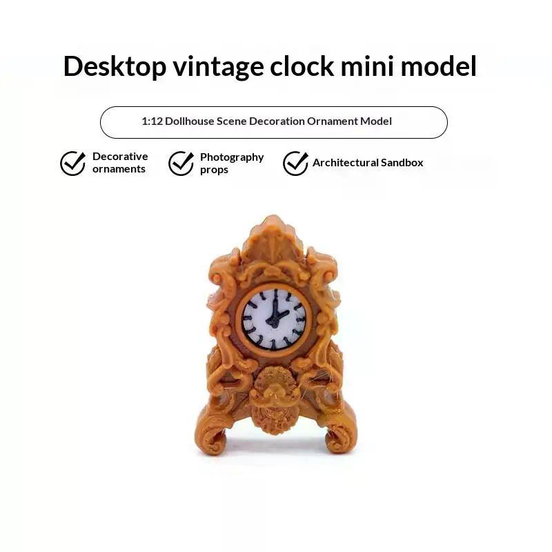 1 peça de relógio em miniatura - Outdoor Furniture Vintage avaliação e preço