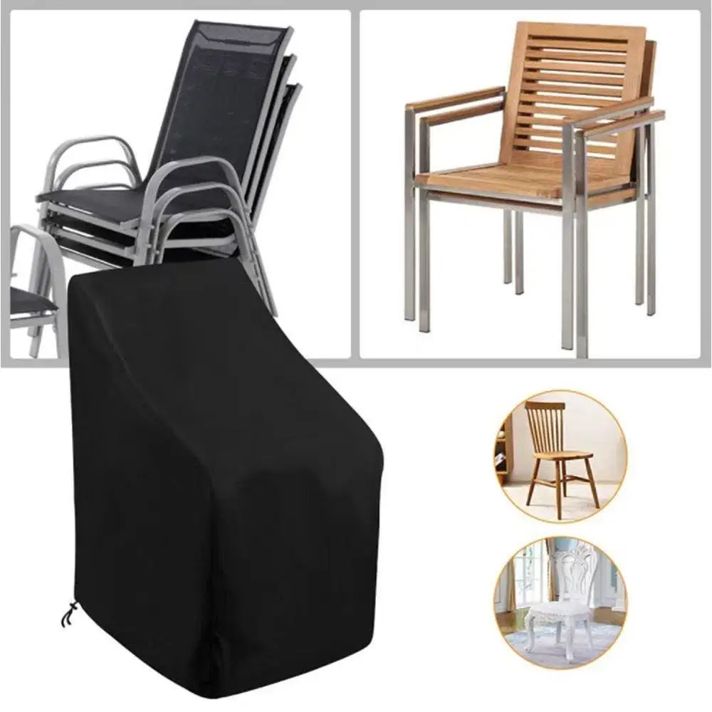 Cadeira empilhada capa de poei - Outdoor Furniture Covers Waterproof avaliação e preço