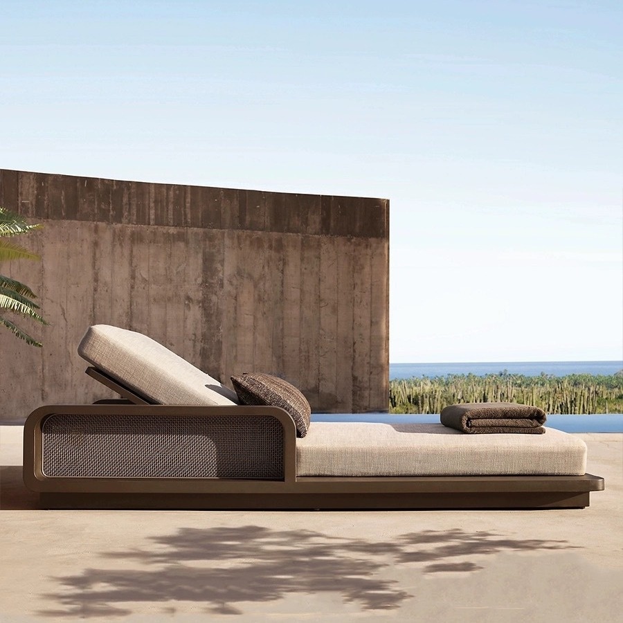 # Sofá Moderno de Teak com Des - Outdoor Furniture Teak avaliação e preço