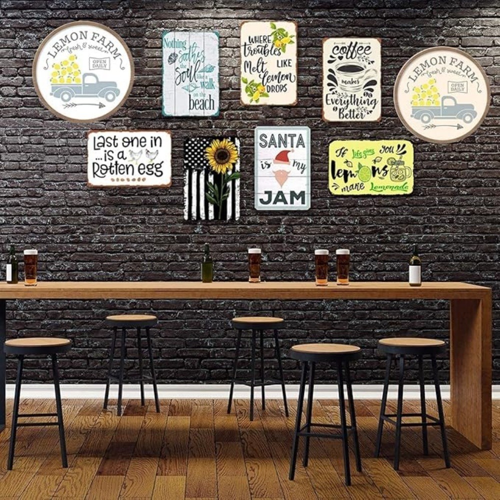 CIFBUY Arte de parede de alumí - Outdoor Furniture Vintage avaliação e preço