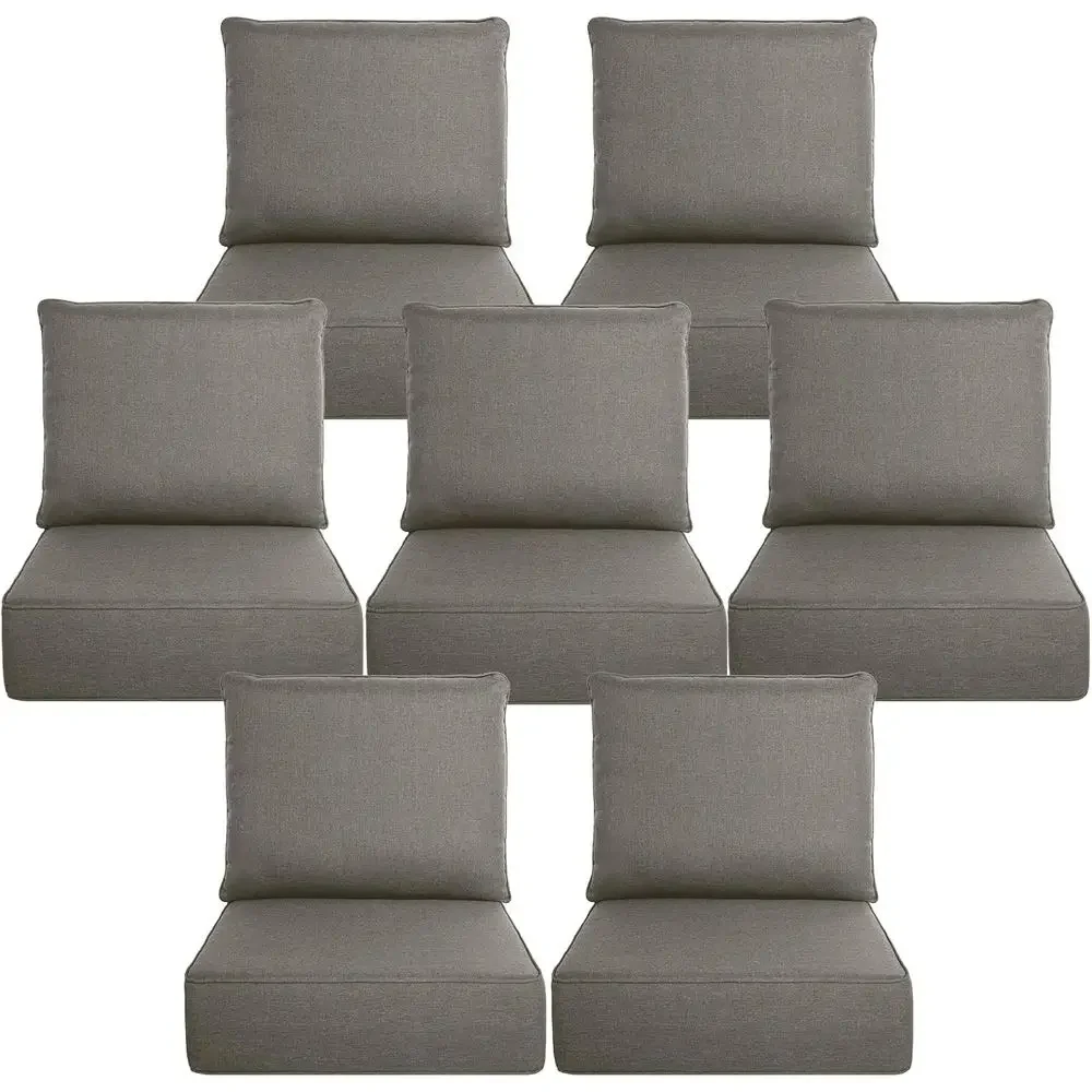 Conjunto de 6 Almofadas Grossa - Outdoor Furniture Cushions 24 X 24 avaliação e preço