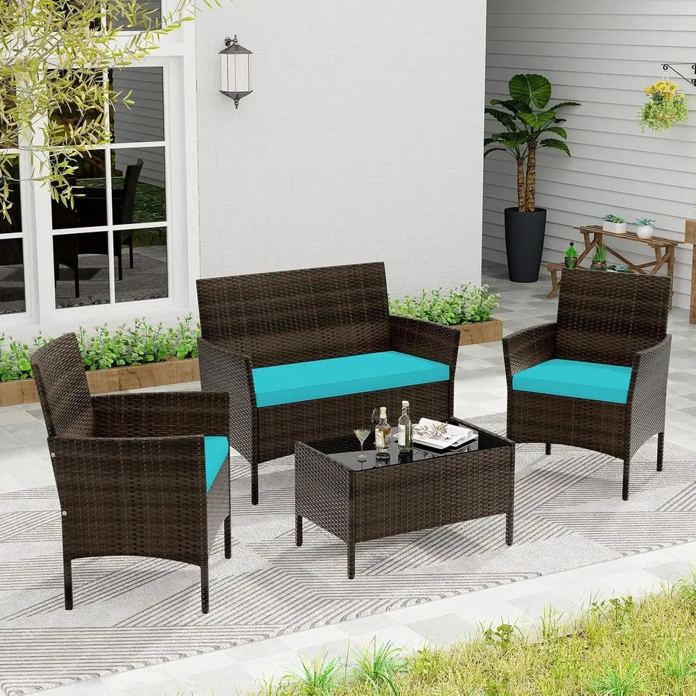 Conjunto de Móveis para Pátio  - Outdoor Furniture Loveseat avaliação e preço