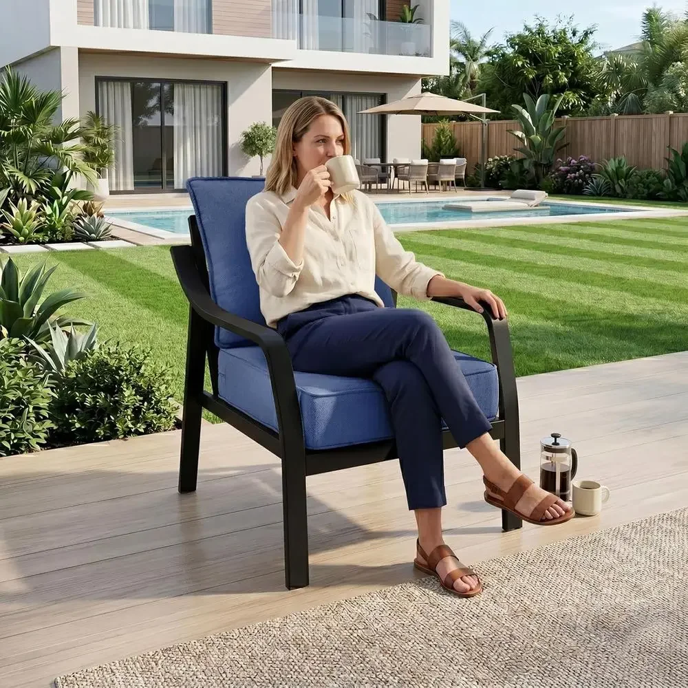 6 Almofadas Grossas para Cadei - Outdoor Furniture Cushions 24 X 24 avaliação e preço