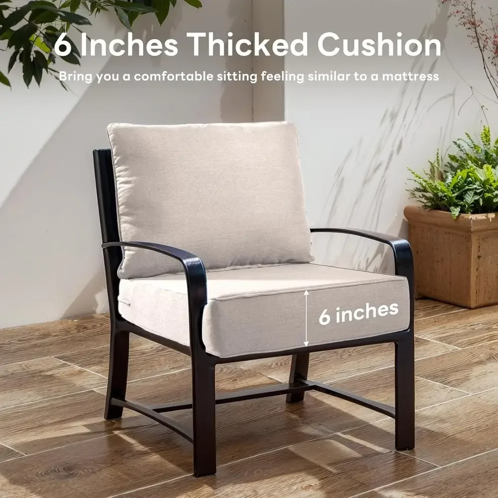 6 Almofadas Grossas para Cadei - Outdoor Furniture Cushions 24 X 24 avaliação e preço