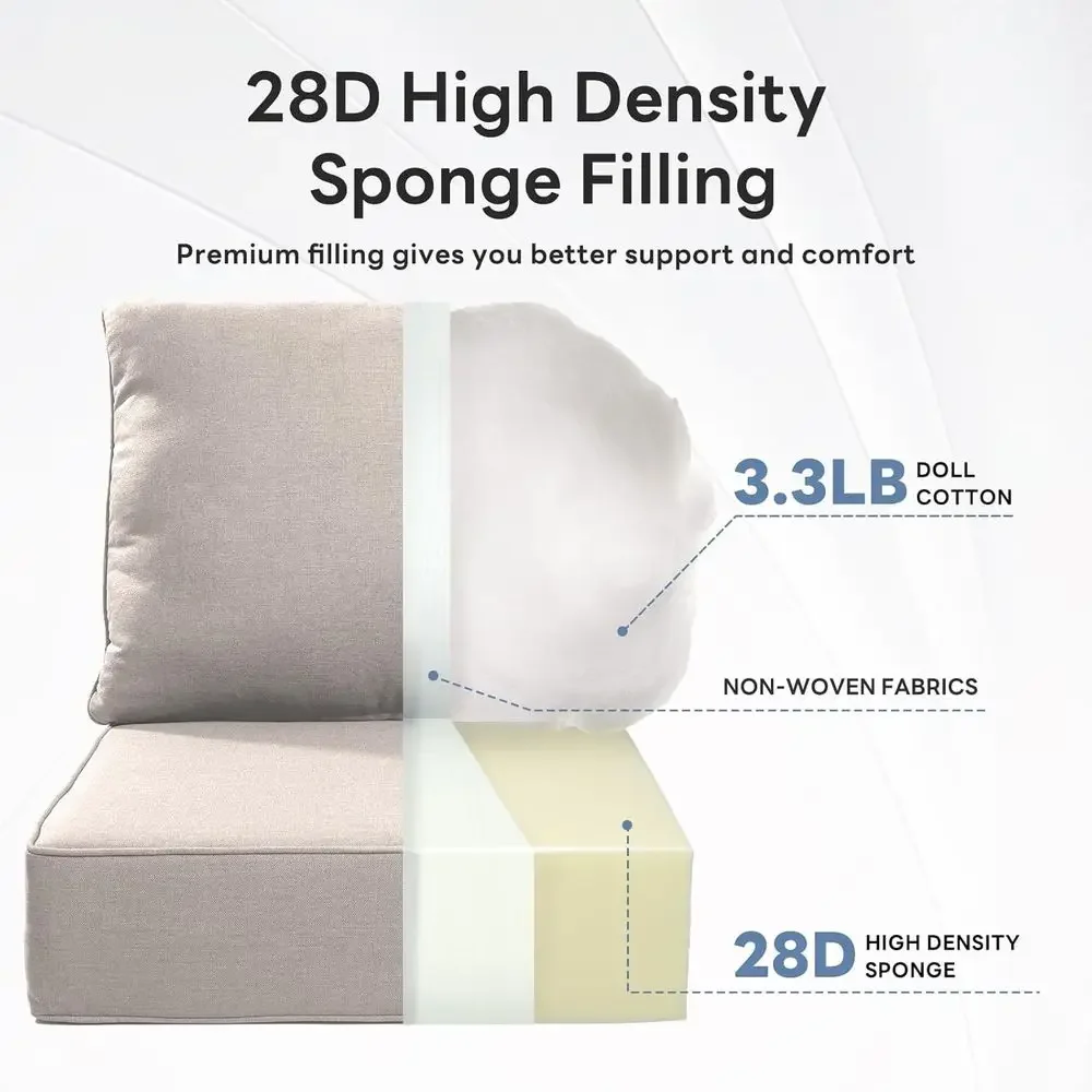 6 Almofadas Grossas para Cadei - Outdoor Furniture Cushions 24 X 24 avaliação e preço